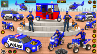 Police Tuk Tuk Transport Games screenshot 4