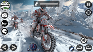 Dirt Bike Mountain Snow Race screenshot 4