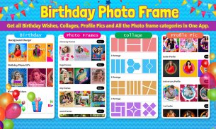 Birthday Photo Frame Maker App screenshot 2