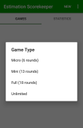 Estimation Scorekeeper screenshot 1