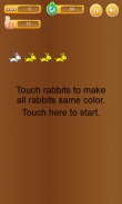 Make All Same Color - rabbits screenshot 1