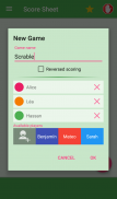Score sheet screenshot 2
