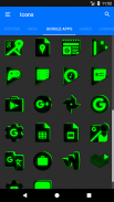 Flat Black and Green Icon Pack Free screenshot 18