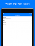 Decision Matrix (WADM) screenshot 2