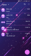 Purple Starry Sky Skin for Next SMS screenshot 0