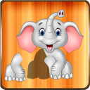 Animals Puzzle for Kids - Shape & Numbers Learning Icon