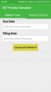 GST Late Fees / Penalty Calculator screenshot 1