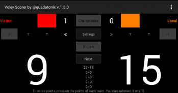 Voley Marcador screenshot 3