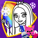 The Snow Queen Coloring Book Icon