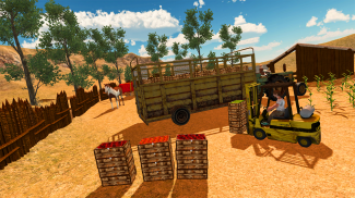 Offroad Truck Fruit Transport - Driving Simulator screenshot 2