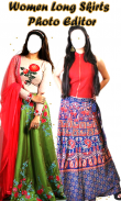 Women Long Skirts Photo Editor screenshot 1