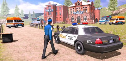 Police Van Car Simulator Drive