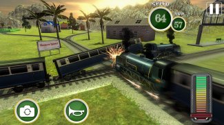 Fast Euro Train Driver Sim: Juegos  trenes 3D 2018 screenshot 2
