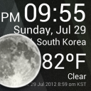 Weather Clock Widget Free Icon
