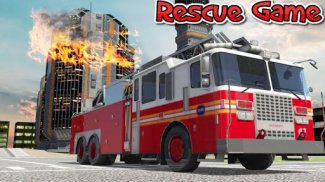 Simulador de camión de bomberos de EE. UU. - Héroe screenshot 0