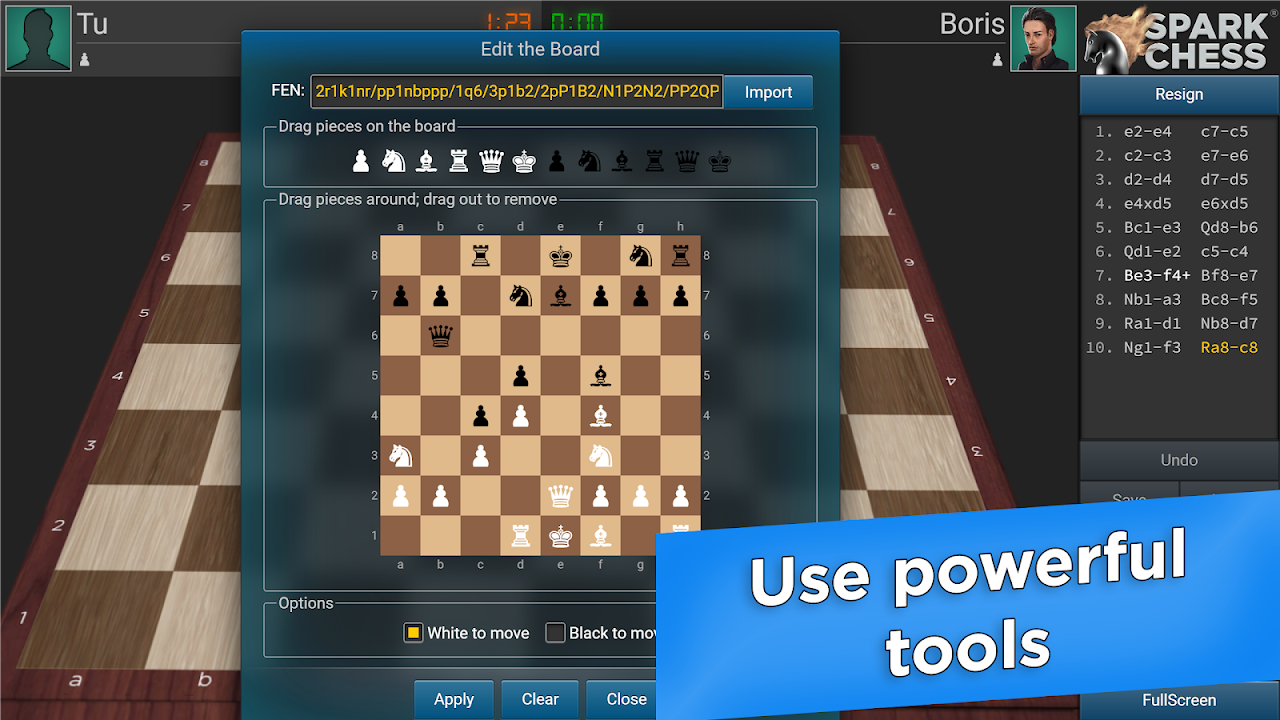 SparkChess HD Lite APK pour Android Télécharger