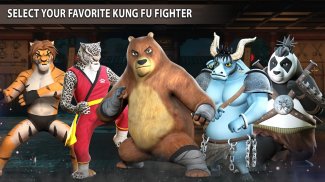 Kung Fu Animal: Fighting Games screenshot 0