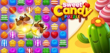 Süßes Süßigkeit-Puzzlespiel screenshot 3