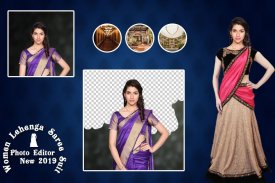 Women Lehenga photo Suit editor screenshot 5