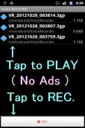 Voice Recorder No Ads. Free screenshot 0