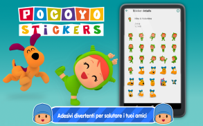 Pocoyo sticker: adesivi per Whatsapp screenshot 7