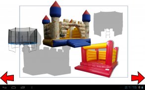 Puzzle for kids, bouncy castles screenshot 1