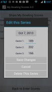 My Bowling Scores screenshot 5