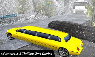 Uphill Limo Driver Snow Mountain Climb screenshot 1