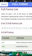 FULL FORMS DICTIONARY screenshot 1