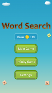 Word Search Game in English screenshot 1