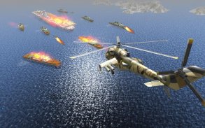 🚁 Gunship Helicopter Strike 🚁 3D Battle Chaos screenshot 6