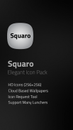 Squaro Icon Pack - Black&White screenshot 2