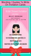 Bridal Shower Invitation screenshot 4