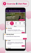 Diet plan weight loss, Fitness app, workout diet screenshot 3