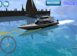 3D Лодка Парковка Гонки Sim screenshot 5