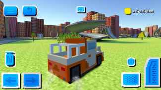 Blocky Car Driving screenshot 5