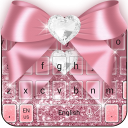 Rose Gold Bowknot Keyboard Icon