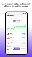 Moni cryptocurrency portfolio screenshot 1