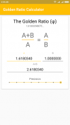 Golden Ratio Calculator screenshot 6