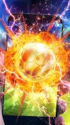 Flame Gold Football Live Wallpaper screenshot 1