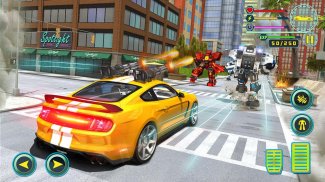الكركدن سيارة روبوت تحويل اللعبة screenshot 6
