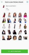 Demi Lovato Stickers App on WA screenshot 2