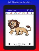 How to Draw Lion Step by Step screenshot 7