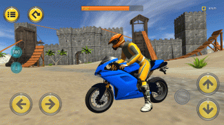 Motorbike Medieval Drive 3D screenshot 6