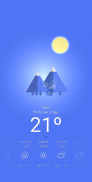 Color Weather Temperature - Live Wallpaper screenshot 1