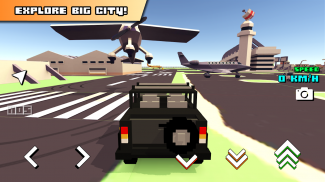 Blocky Car Racer - racing game screenshot 4