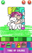 Kawaii Coloring Game Glitter screenshot 3