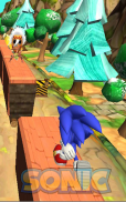 Blue Hedgehog Run - Jungle Rush Adventure screenshot 5