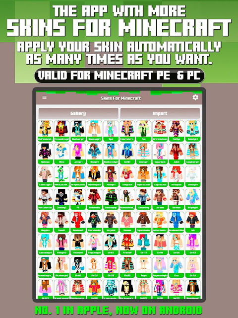 Skins for Minecraft PE - Apps on Google Play