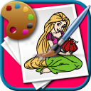 Coloring Prinzessinnen Icon